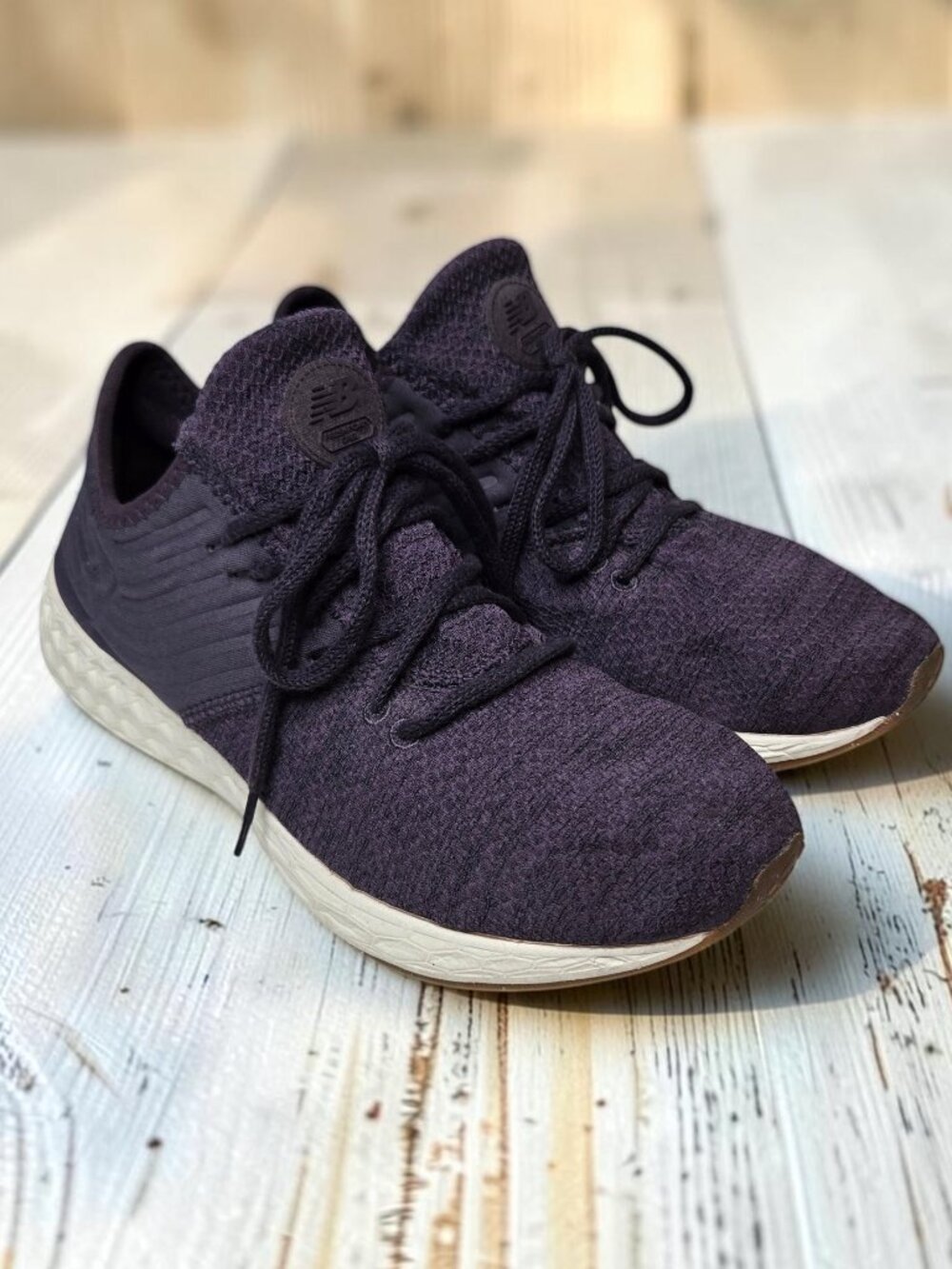 New Balance Fresh Foam Cruz Decon Running Sneakers Purple Lightweight Laced 8.5